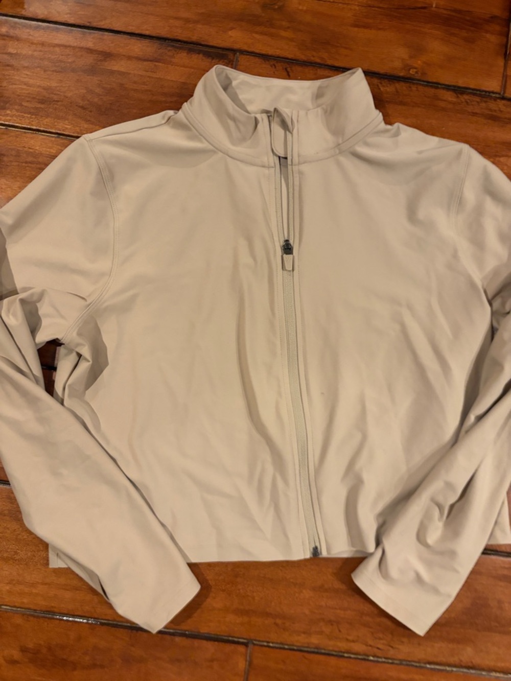 Old Navy Light Taupe Utility Zip Jacket
